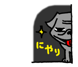 Black Pug ANKO sticker #607852