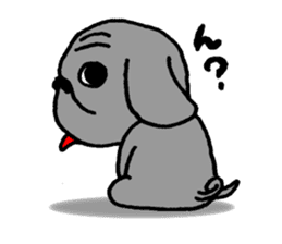 Black Pug ANKO sticker #607871