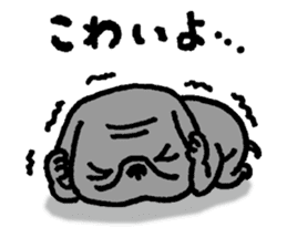 Black Pug ANKO sticker #607876