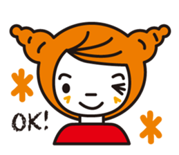 Hairstyle stamp sticker #608282