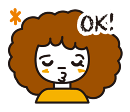 Hairstyle stamp sticker #608287