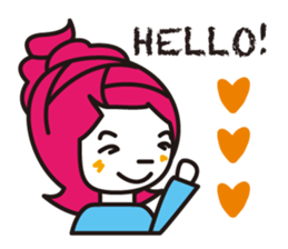 Hairstyle stamp sticker #608297