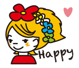 Hairstyle stamp sticker #608305