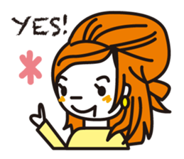 Hairstyle stamp sticker #608307