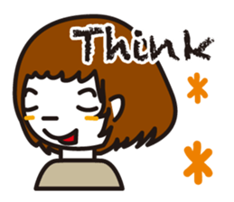 Hairstyle stamp sticker #608310