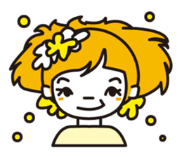 Hairstyle stamp sticker #608311