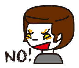 Hairstyle stamp sticker #608312