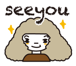 Hairstyle stamp sticker #608313