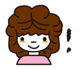 Hairstyle stamp sticker #608316