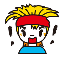 Hairstyle stamp sticker #608317