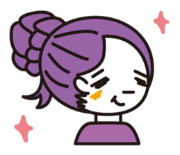Hairstyle stamp sticker #608318