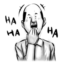 Bearish old man (eng) sticker #608603