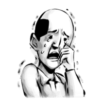 Bearish old man (eng) sticker #608605