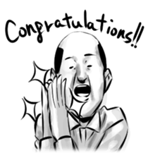 Bearish old man (eng) sticker #608611