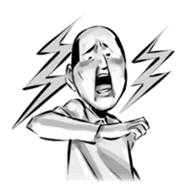 Bearish old man (eng) sticker #608620