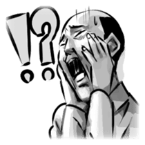 Bearish old man (eng) sticker #608621