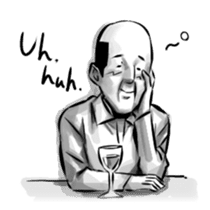 Bearish old man (eng) sticker #608622