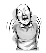 Bearish old man (eng) sticker #608635