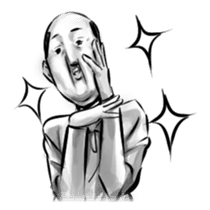 Bearish old man (eng) sticker #608636