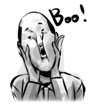 Bearish old man (eng) sticker #608638