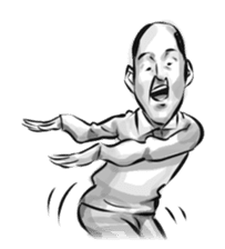 Bearish old man (eng) sticker #608639