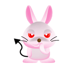 Miytan,Rabbit version sticker #610355