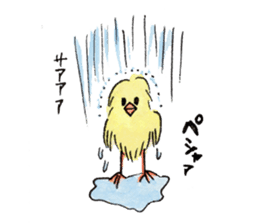bad luck chick  HIYOKO-CHAN sticker #610534