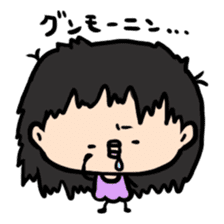 Aki-chan can't read the situation! sticker #611028