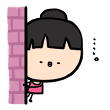 Aki-chan can't read the situation! sticker #611034