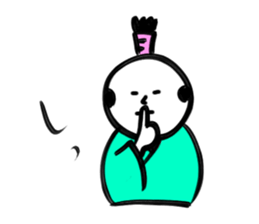 Cute samurai! sticker #611076