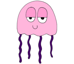 James the jellyfish sticker #611125