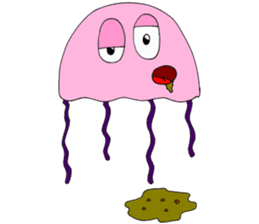 James the jellyfish sticker #611144