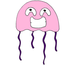 James the jellyfish sticker #611149