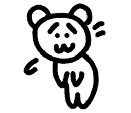 Dejected Bear 2 sticker #611564