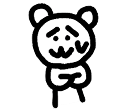 Dejected Bear 2 sticker #611567