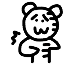 Dejected Bear 2 sticker #611571