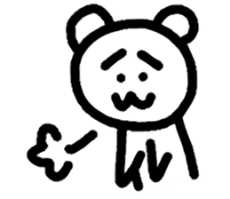 Dejected Bear 2 sticker #611572