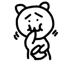 Dejected Bear 2 sticker #611574