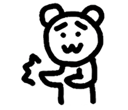 Dejected Bear 2 sticker #611580