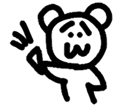 Dejected Bear 2 sticker #611583