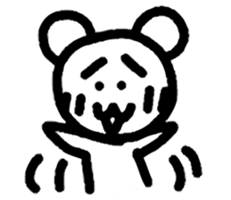 Dejected Bear 2 sticker #611586