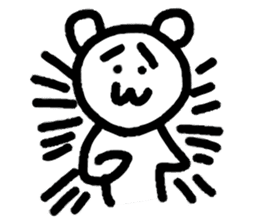 Dejected Bear 2 sticker #611587