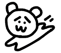 Dejected Bear 2 sticker #611590