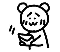 Dejected Bear 2 sticker #611592