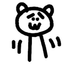 Dejected Bear 2 sticker #611595