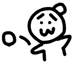 Dejected Bear 2 sticker #611597