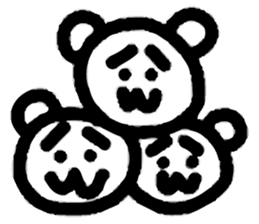 Dejected Bear 2 sticker #611599