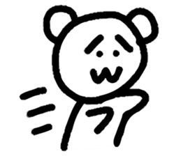 Dejected Bear 2 sticker #611601