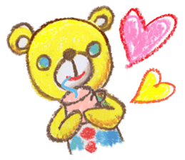 Teddy bear and Shoucyan sticker #611606