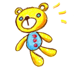 Teddy bear and Shoucyan sticker #611607